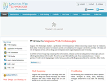 Tablet Screenshot of magnumwebtech.com